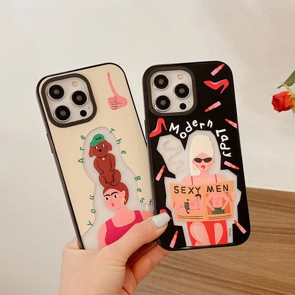 2.0 Version Acrylic Upgrade Border Lady Phone Case Cover for IPhone 11 12 13 14 15 Pro Max Case for IPhone 15 Pro Max
2.0 Version Acrylic Upgrade Border Lady Phone Case Cover for IPhone 11 12 13 14 15 Pro Max Case for IPhone 15 Pro Max