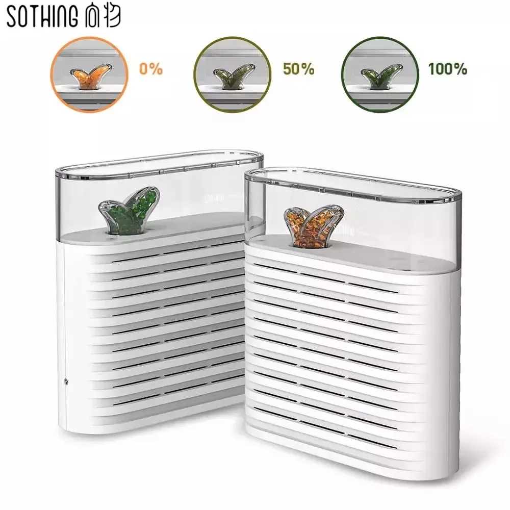 New Sothing Portable Plant Air Dehumidifier 150ml Rechargeable Reuse Air Dryer Moisture Absorber
New Sothing Portable Plant Air Dehumidifier 150ml Rechargeable Reuse Air Dryer Moisture Absorber