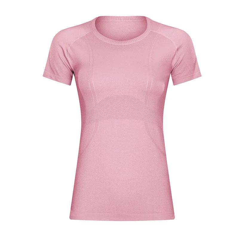 Summer New Round Neck Solid Sports Top Running Fitness Sports Lulu Yoga Women's Short sleeved T-shirt
Summer New Round Neck Solid Sports Top Running Fitness Sports Lulu Yoga Women's Short sleeved T-shirt