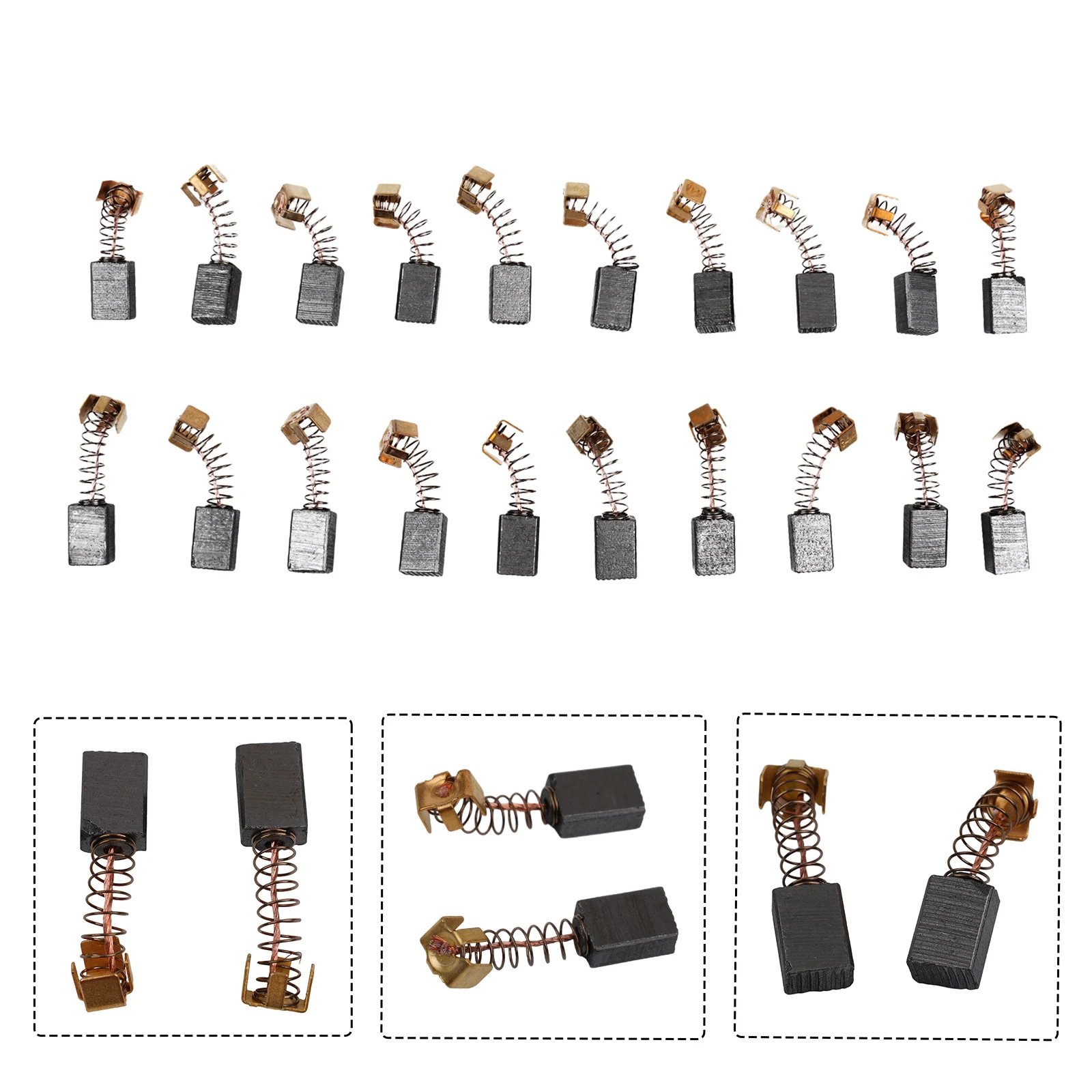 20pcs Carbon Brushes 5x8x12mm CB-64# 110*100 For Makita Electric Motor CB85 CB57 CB64 191627-8 For Power Tool Accessory
20pcs Carbon Brushes 5x8x12mm CB-64# 110*100 For Makita Electric Motor CB85 CB57 CB64 191627-8 For Power Tool Accessory