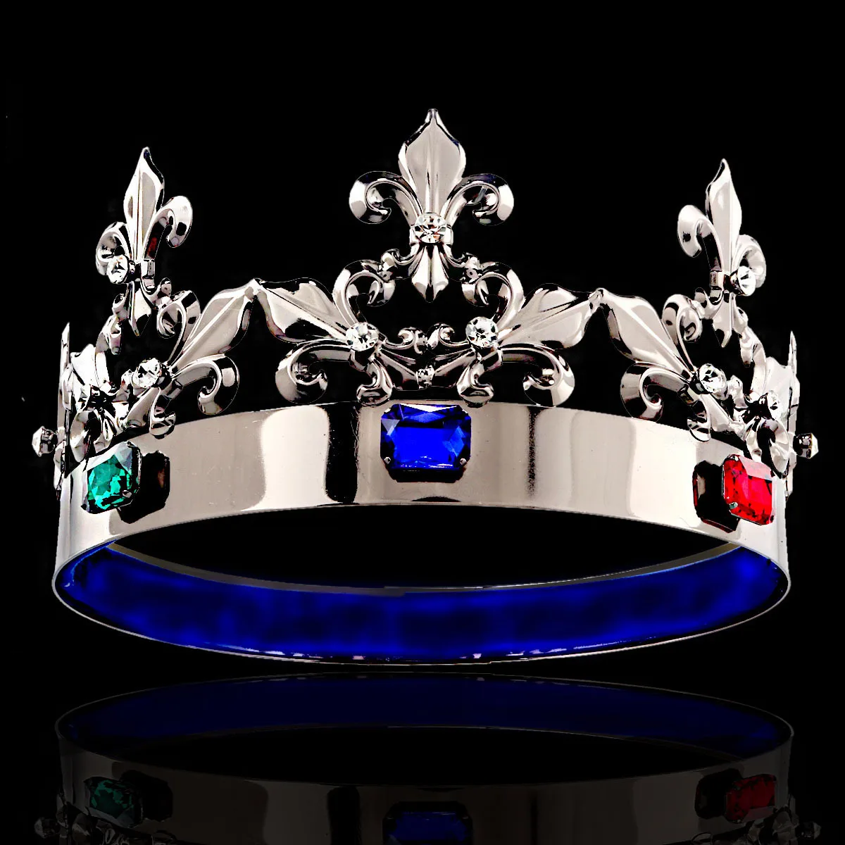 Baroque Vintage Royal Men King Crowns Metal Round Big Black Sliver Tiaras Queen Crowns Women Prom Party Pageant Diadem
Baroque Vintage Royal Men King Crowns Metal Round Big Black Sliver Tiaras Queen Crowns Women Prom Party Pageant Diadem