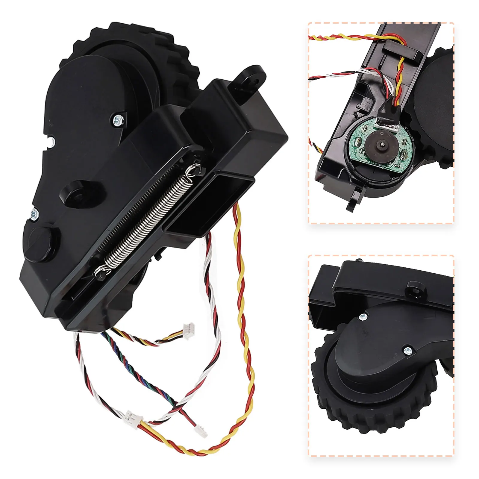 Vacuum Cleaner Wheel Motor Assembly for Cecotec for Conga 3090 3091 3092 s3090 Enhanced Durability Soft Texture Black Color
Vacuum Cleaner Wheel Motor Assembly for Cecotec for Conga 3090 3091 3092 s3090 Enhanced Durability Soft Texture Black Color