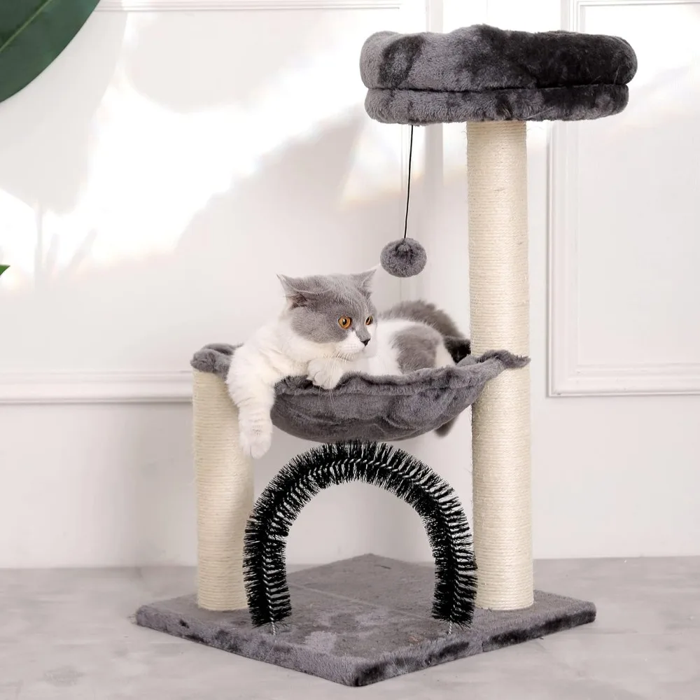 HOOPET cat Tree,27.8 INCHES Tower for Indoor Cats, Multi-Level Cat Tree with Scratching Posts Plush Basket
HOOPET cat Tree,27.8 INCHES Tower for Indoor Cats, Multi-Level Cat Tree with Scratching Posts Plush Basket