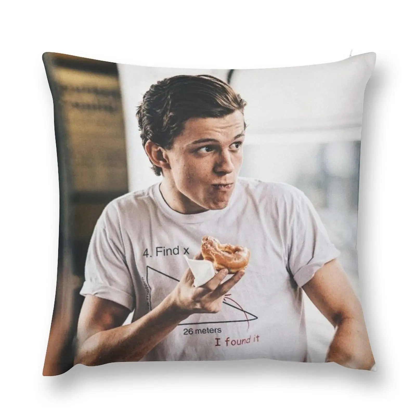 

Tom Holland Throw Pillow Room decorating items Pillowcases Bed Cushions Elastic Cover For Sofa
