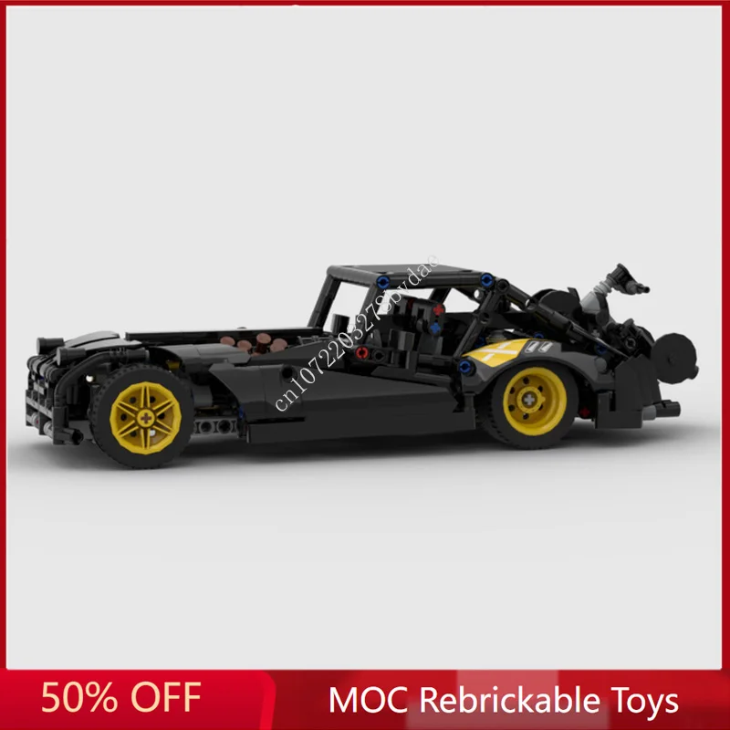 

Гоночная модель 654 шт. MOC Speed чемпионов Bugatti Delahaye, строительные блоки, технологические кирпичи, творческая сборка «сделай сам», детские игрушки, подарки