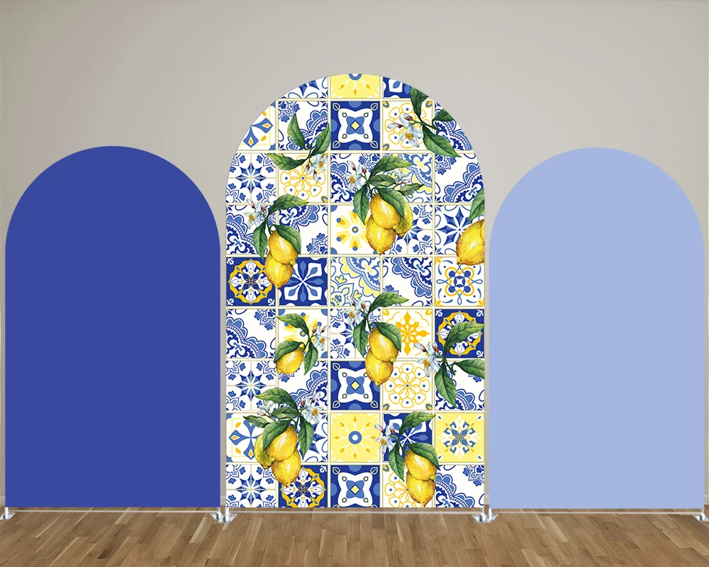 Mediterranean Positano Tiles Arch Backdrop Covers for Parties Chiara Arched Stretchy Fabric Cover Porcelain Party Decor Props
Mediterranean Positano Tiles Arch Backdrop Covers for Parties Chiara Arched Stretchy Fabric Cover Porcelain Party Decor Props