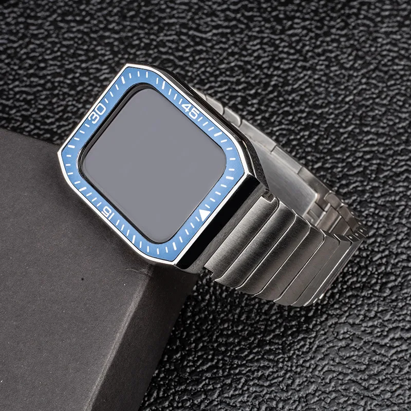 Stainless Steel Strap + Case for Apple Watch Band 45mm 41mm 44mm 40mm 316L Link Bracelet Iwatch Series 7 6 5 4SE Wrist Watchband
Stainless Steel Strap + Case for Apple Watch Band 45mm 41mm 44mm 40mm 316L Link Bracelet Iwatch Series 7 6 5 4SE Wrist Watchband