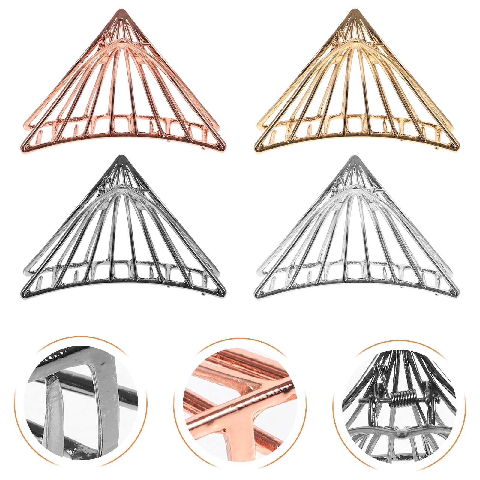 4 шт. треугольные заколки для волос большой зажим для волос коготь Заколки Для Волос простые металлические заколки для волос
4 шт. треугольные заколки для волос большой зажим для волос коготь Заколки Для Волос простые металлические заколки для волос