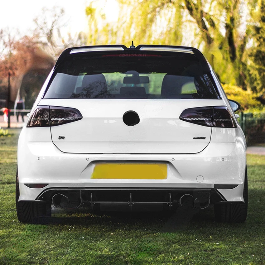 Oettinger Style Car Rear Bumper Roof Spoiler For Volkswagen VW Golf MK 7/7.5 GTI R 2013-2019 Tail Wing Auto Part Car Accessories Oettinger Style Car Rear Bumper Roof Spoiler For Volkswagen VW Golf MK 7/7.5 GTI R 2013-2019 Tail Wing Auto Part Car Accessories