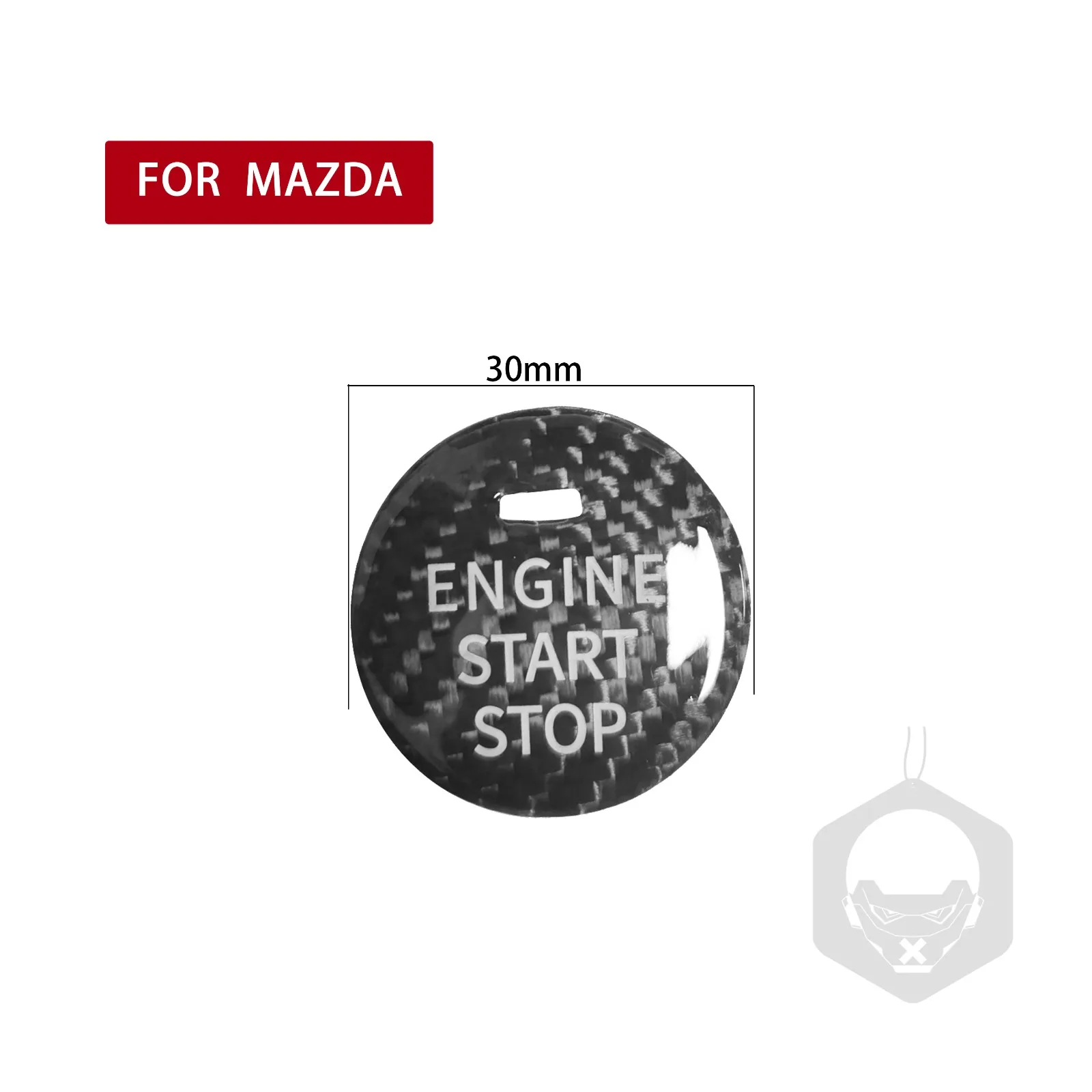 Auto Engine Start Button Cover For Mazda Axela CX-3/CX-5/CX-8/MX-5 Carbon Fiber Button Cover Interior Button Trim Strips
Auto Engine Start Button Cover For Mazda Axela CX-3/CX-5/CX-8/MX-5 Carbon Fiber Button Cover Interior Button Trim Strips
