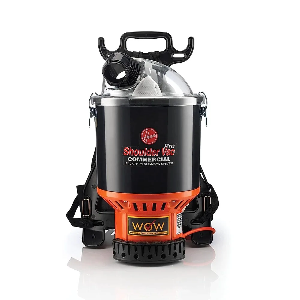 Commercial Lightweight Backpack Baggged Vacuum Cleaner, Lightweight, For Carpet and Hard Floors, C2401,Black
Commercial Lightweight Backpack Baggged Vacuum Cleaner, Lightweight, For Carpet and Hard Floors, C2401,Black