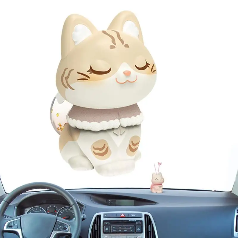 Cat Car Air Freshener Luminous Cartoon Cat Doll Auto Scent Diffuser Kitten Car Fragrance Air Freshener For Car Trucks Dashboard
Cat Car Air Freshener Luminous Cartoon Cat Doll Auto Scent Diffuser Kitten Car Fragrance Air Freshener For Car Trucks Dashboard