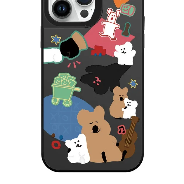 Cartoon Bear Mirror Surface Phone Case Cover for IPhone 11 12 13 14 15 Pro Max Case for IPhone 15 Pro Max
Cartoon Bear Mirror Surface Phone Case Cover for IPhone 11 12 13 14 15 Pro Max Case for IPhone 15 Pro Max