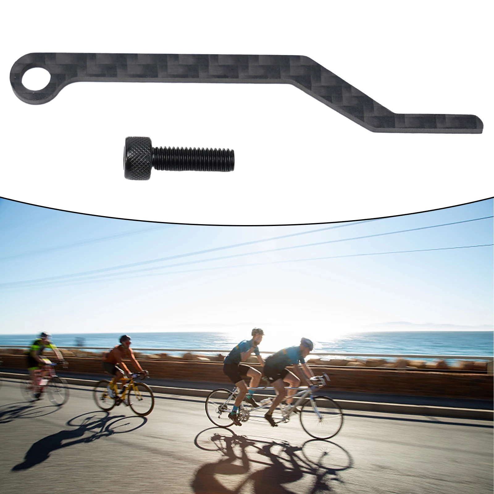 Devic Chain Guide Road Bike Cycling Stabilizer 1pc About 3.5g Anti-Chain Anti-Drop Carbon Fiber Components
Devic Chain Guide Road Bike Cycling Stabilizer 1pc About 3.5g Anti-Chain Anti-Drop Carbon Fiber Components