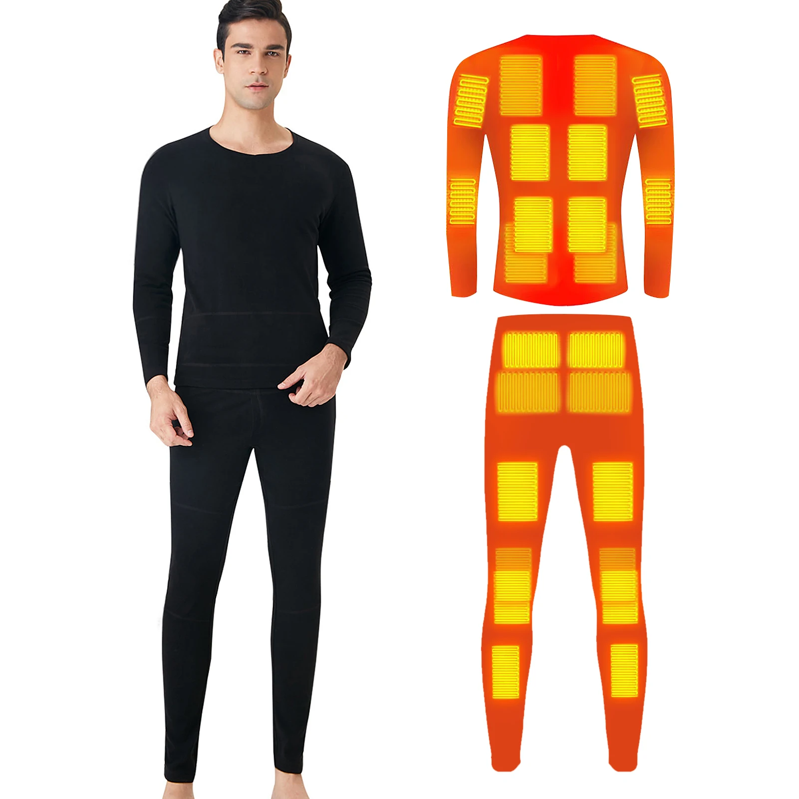 24 Areas Winter Self Heated Vest Men's Heating Jacket Heated Suit Phone APP Control Temperature USB Thermal Underwear Clothing
24 Areas Winter Self Heated Vest Men's Heating Jacket Heated Suit Phone APP Control Temperature USB Thermal Underwear Clothing