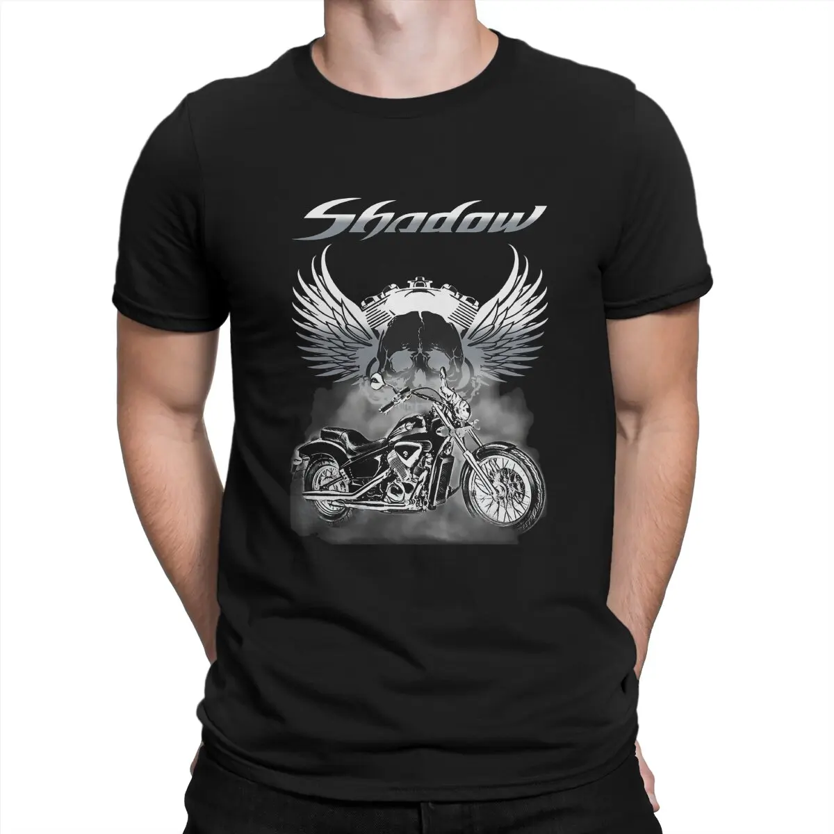 Футболка Shadow Classic Rider в стиле хип-хоп, футболка для отдыха H-Hondda, летняя одежда для взрослых
Футболка Shadow Classic Rider в стиле хип-хоп, футболка для отдыха H-Hondda, летняя одежда для взрослых