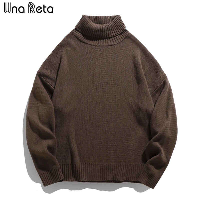 Una Reta Harajuku Turtleneck Men's Winter Sweater Streetwear Hip Hop Knitted Pullover Long Sleeve Y2K Solid Sweaters Man
Una Reta Harajuku Turtleneck Men's Winter Sweater Streetwear Hip Hop Knitted Pullover Long Sleeve Y2K Solid Sweaters Man