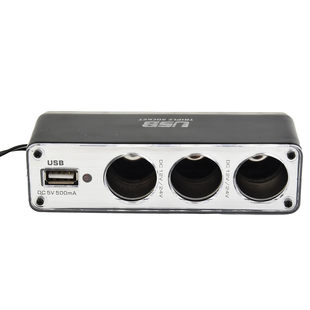 High Quality New Charger Adapter Triple Splitter 12V/5A Accessories Black Car Cigar Lighter For Digital Camera
High Quality New Charger Adapter Triple Splitter 12V/5A Accessories Black Car Cigar Lighter For Digital Camera