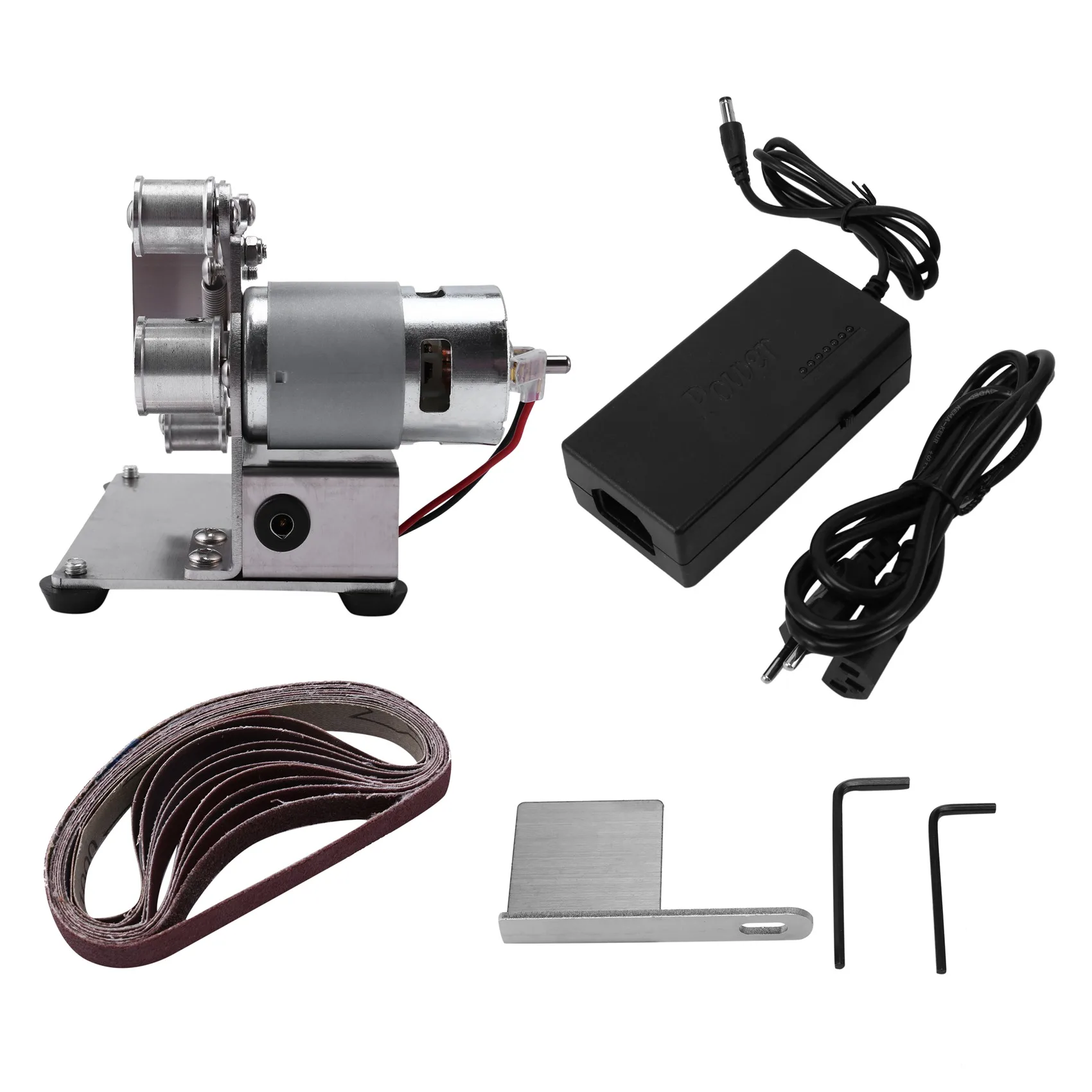 

Multifunctional Mini Electric Belt Sander Grinder DIY Polishing Grinding Machine Cutter Edges Sharpener EU Plug