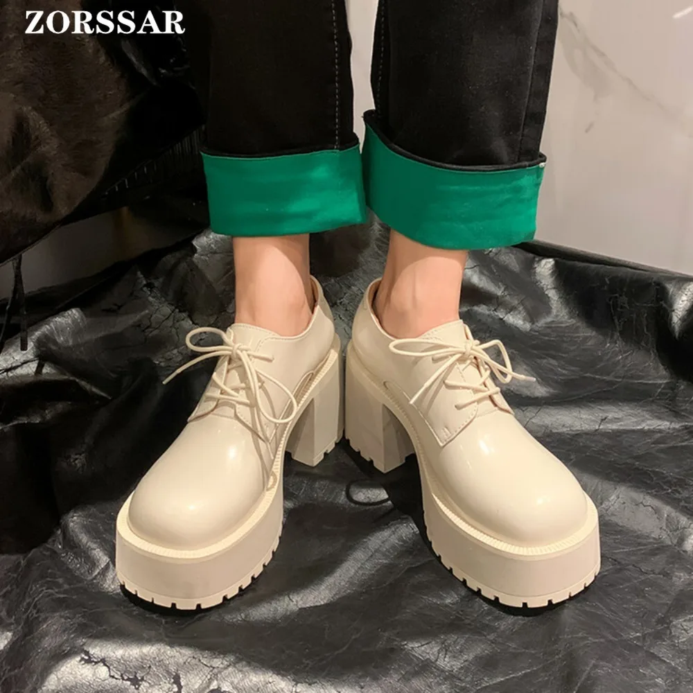 Женские туфли из натуральной кожи, белые оксфорды в британском стиле, туфли на платформе и массивном каблуке, с круглым носком, на весну
Женские туфли из натуральной кожи, белые оксфорды в британском стиле, туфли на платформе и массивном каблуке, с круглым носком, на весну