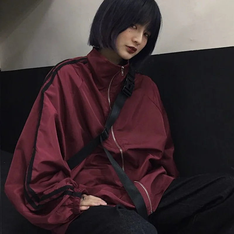 Oversize Jackets Women 2023 BF Style Chic Harajuku Sun-proof Korean Windbreaker Jacket Coats Zipper Streetwear Spring Outwear
Oversize Jackets Women 2023 BF Style Chic Harajuku Sun-proof Korean Windbreaker Jacket Coats Zipper Streetwear Spring Outwear