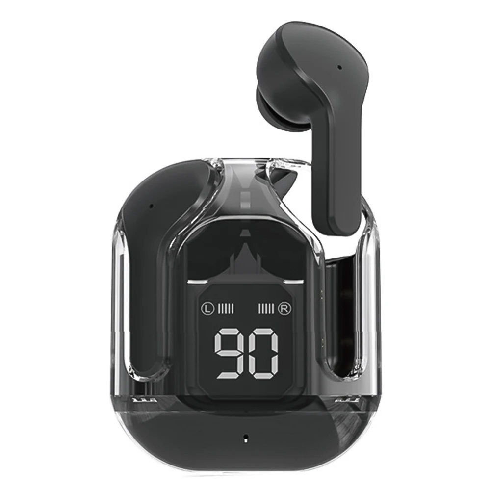 Wireless-compatible Transparent Earphones LED Power Digital Display Earphones Touch Control Sports Headphones
Wireless-compatible Transparent Earphones LED Power Digital Display Earphones Touch Control Sports Headphones