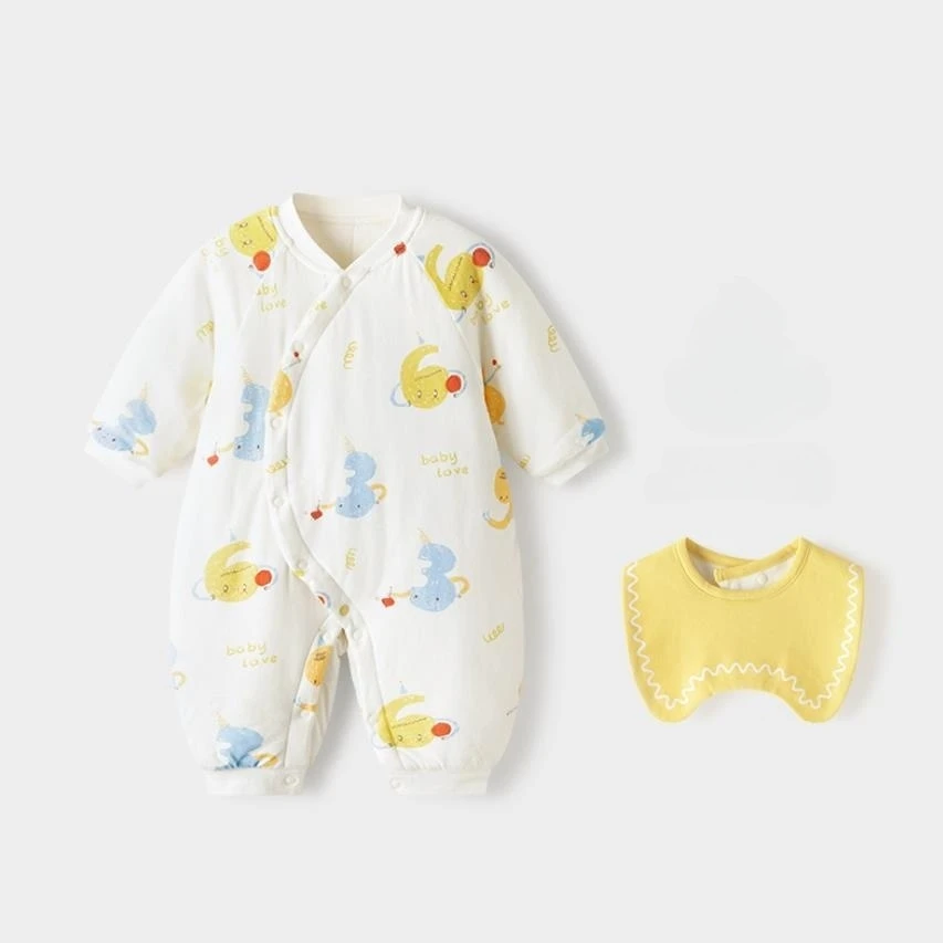 Winter Baby Boys Girls Romper Long Sleeves Cartoon Print Design Infant Thicker Warm Jumpsuit Newborn Cotton Coat Pajamas A2951
Winter Baby Boys Girls Romper Long Sleeves Cartoon Print Design Infant Thicker Warm Jumpsuit Newborn Cotton Coat Pajamas A2951