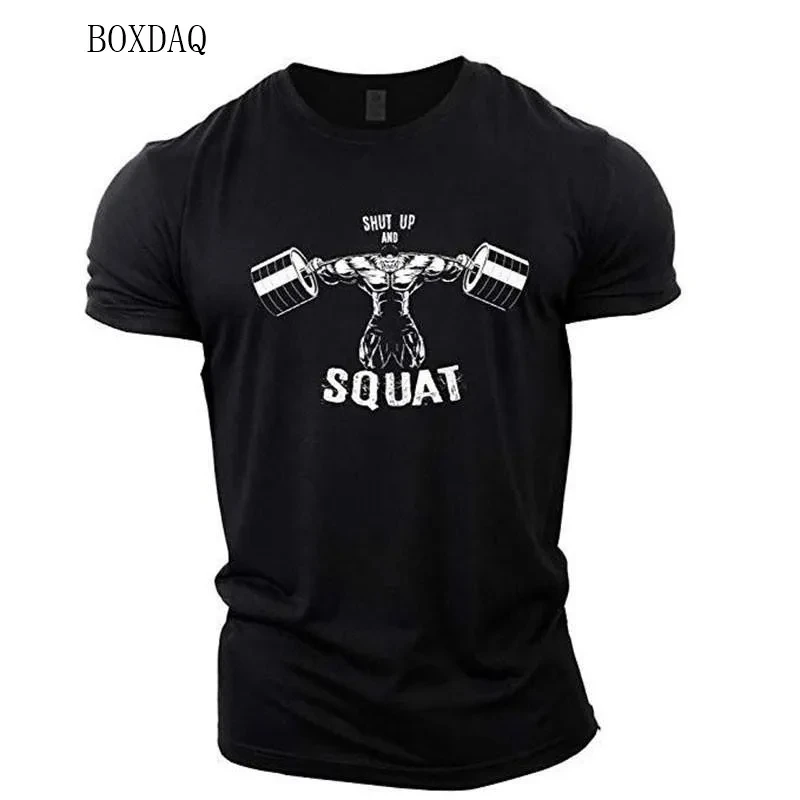 

Muscle Men's Gym Outwork T-shirts Short Sleeve 3D Printed Man Sporty Exercise Casual Tops 6XL Plus Size Fitness Tees Clothing