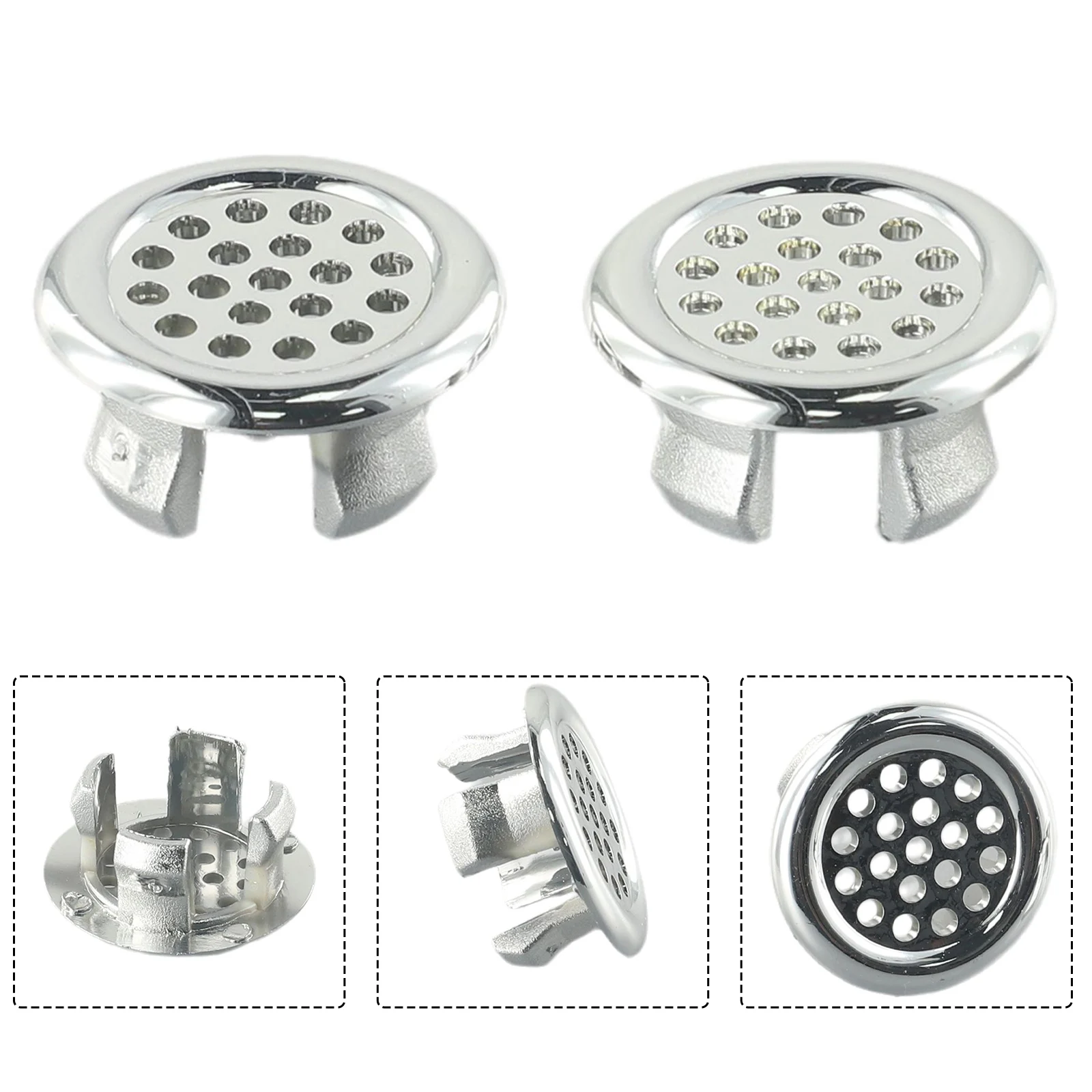 2Pcs Bathroom Sink Round Ring Basin Sink Round Ring Electroplating Overflow Ring Chrome Hole Basin Overflow Ring Accessories
2Pcs Bathroom Sink Round Ring Basin Sink Round Ring Electroplating Overflow Ring Chrome Hole Basin Overflow Ring Accessories