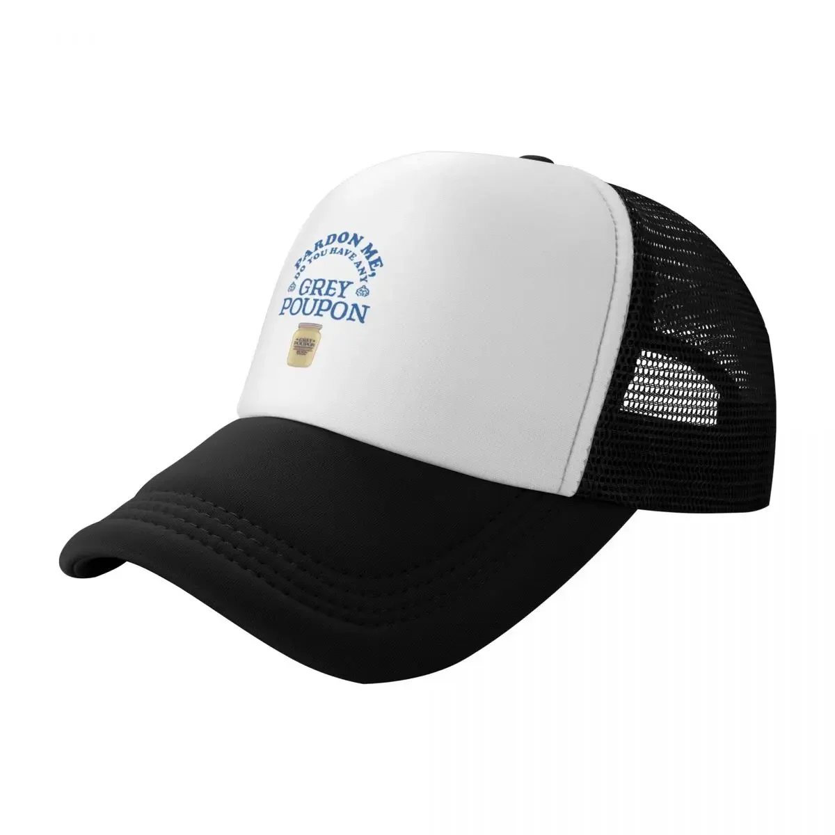

Pardon Me-(80s Grey Poupon Mustard) Baseball Cap Streetwear black Mountaineering Snap Back Hat Caps Women Men's