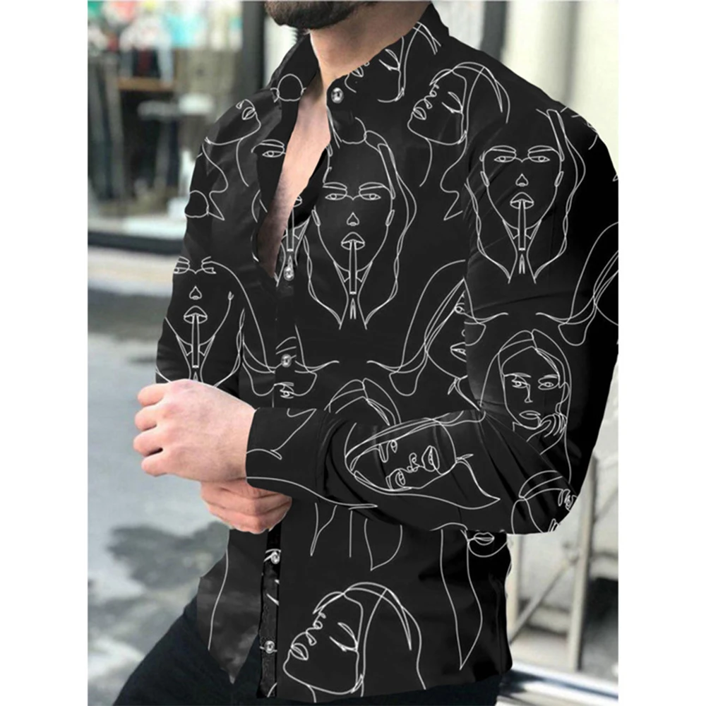 Men Shirts Baroque Design Men's Shirt with Long Sleeves and Comfortable Button Down Design Suitable for Any Occasion
Men Shirts Baroque Design Men's Shirt with Long Sleeves and Comfortable Button Down Design Suitable for Any Occasion
