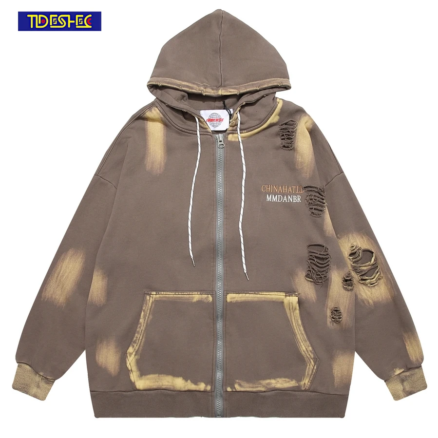 Vintage Washed Hip Hop Streetwear Hoodie 2023 Fashion New Letter Embroidery Hooded Men's and Women's Loose Hole Sweatshirt Coat
Vintage Washed Hip Hop Streetwear Hoodie 2023 Fashion New Letter Embroidery Hooded Men's and Women's Loose Hole Sweatshirt Coat