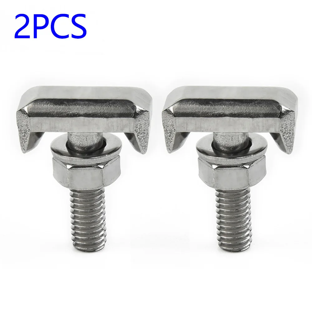 Connectors 2pcs T-Bolts Part Replace Spare Stainless Steel Terminal #64740 #6X0915138 Attachment Battery Cable
Connectors 2pcs T-Bolts Part Replace Spare Stainless Steel Terminal #64740 #6X0915138 Attachment Battery Cable