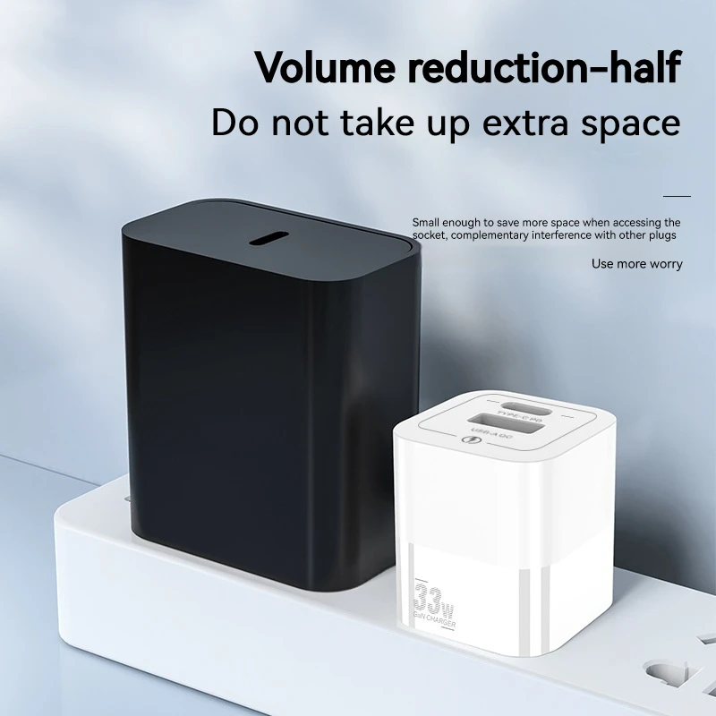 Зарядное устройство сетевое с USB Type-C и поддержкой быстрой зарядки, 33 Вт
Зарядное устройство сетевое с USB Type-C и поддержкой быстрой зарядки, 33 Вт
