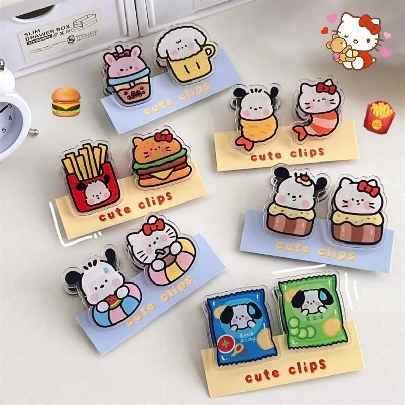 Новинка, Kawali Sanrio, Hellokitty, похладко, двусторонний зажим, зажим для заметок, полипропиленовый зажим, Мультяшные многофункциональные милые детские игрушки, подарок для девочек
Новинка, Kawali Sanrio, Hellokitty, похладко, двусторонний зажим, зажим для заметок, полипропиленовый зажим, Мультяшные многофункциональные милые детские игрушки, подарок для девочек