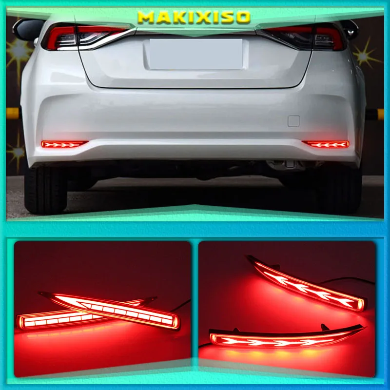 2PCS For Toyota Corolla 2019 2020 Multi-function Car LED Rear Fog Lamp Bumper Light Brake Light Dynamic Turn Signal Reflector
2PCS For Toyota Corolla 2019 2020 Multi-function Car LED Rear Fog Lamp Bumper Light Brake Light Dynamic Turn Signal Reflector