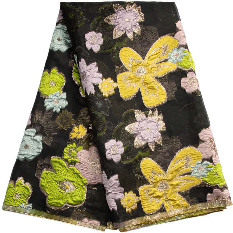 Kalume French Gilding Brocade Lace Fabric 2023 High Quality African Jacquard Lace Fabric for Sewing Women Party Dresses F3442
Kalume French Gilding Brocade Lace Fabric 2023 High Quality African Jacquard Lace Fabric for Sewing Women Party Dresses F3442