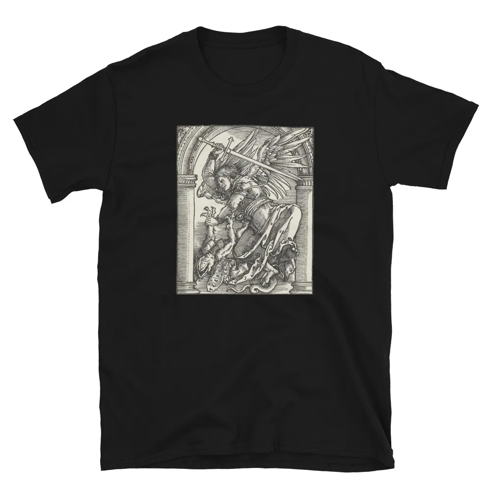Футболка Archangel с рисунком Майкла из дьявола-футболка с рисунком Божьего сражения для мужчин и женщин, футболки с коротким рукавом
Футболка Archangel с рисунком Майкла из дьявола-футболка с рисунком Божьего сражения для мужчин и женщин, футболки с коротким рукавом