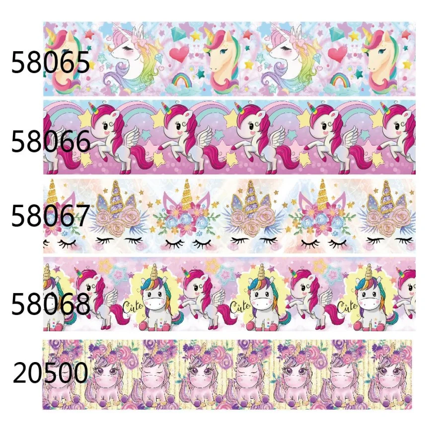 10Yards Rainbow Unicorn Printed Grosgrain Cartoon Ribbon for Hairbows DIY Craft Handmade Sewing Accessories
10Yards Rainbow Unicorn Printed Grosgrain Cartoon Ribbon for Hairbows DIY Craft Handmade Sewing Accessories