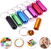 1/5Pcs 10ml Waterproof Aluminum Pill Box Case Bottle Cache Drug Holder Container Keychain Medicine Box Health Care
1/5Pcs 10ml Waterproof Aluminum Pill Box Case Bottle Cache Drug Holder Container Keychain Medicine Box Health Care