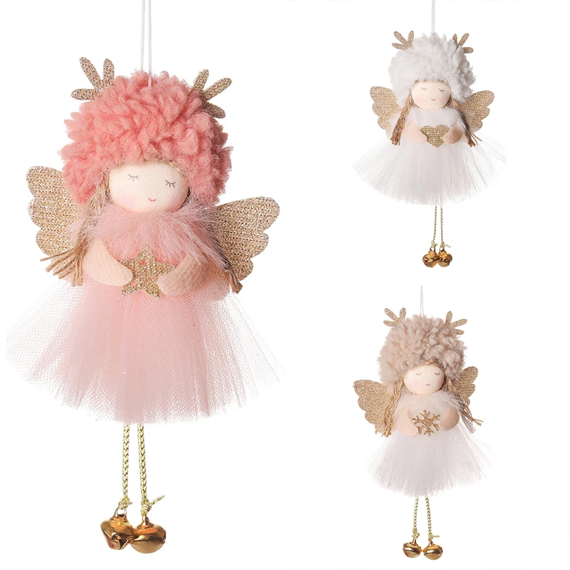 1PC Christmas Angel Plush Doll Pendant Cute Antler Angel Girl Pendants Christmas Tree Ornament Home Xmas Decoration Gifts
1PC Christmas Angel Plush Doll Pendant Cute Antler Angel Girl Pendants Christmas Tree Ornament Home Xmas Decoration Gifts