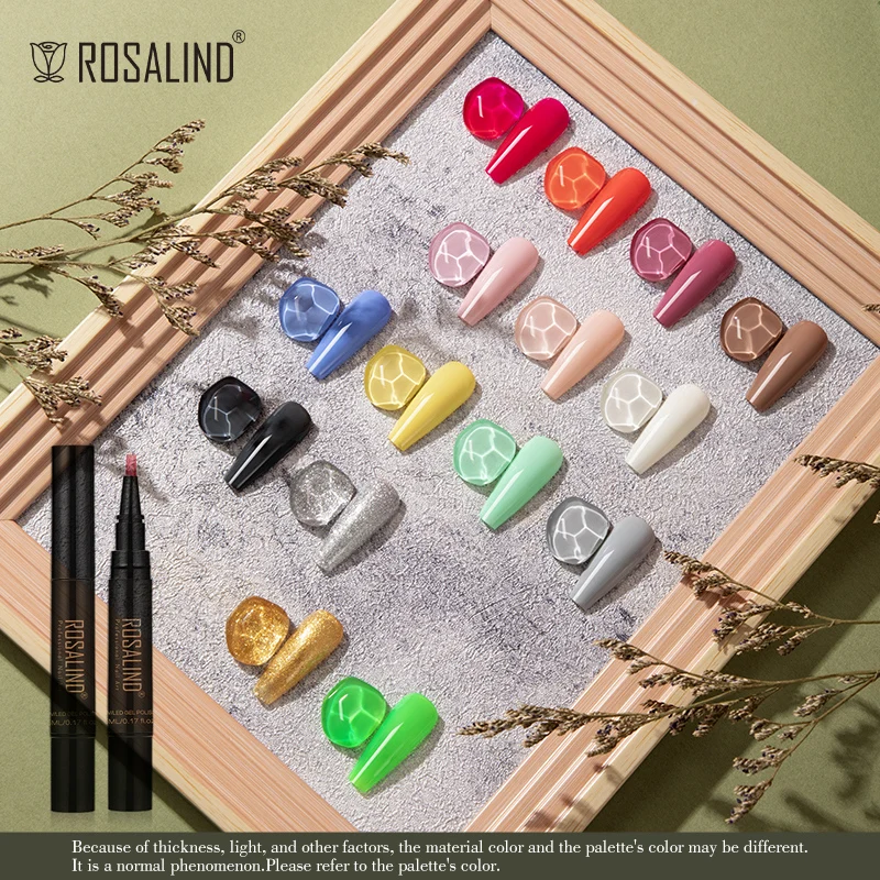 ROSALIND 68 Colors Nail Polish Pen Gel Lacquer Pure Color Semi-perment Varnish Soak Off Top Base Coat UV/LED Lamp Nail Gel
ROSALIND 68 Colors Nail Polish Pen Gel Lacquer Pure Color Semi-perment Varnish Soak Off Top Base Coat UV/LED Lamp Nail Gel