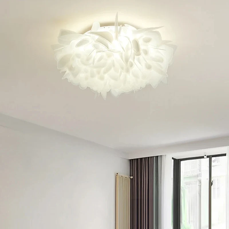 Modern Lamp White Chandeliers Ceiling Petal Decoration Holder Bedroom Dining Room Light Chandelier Recamara Ceiling Decoration
Modern Lamp White Chandeliers Ceiling Petal Decoration Holder Bedroom Dining Room Light Chandelier Recamara Ceiling Decoration