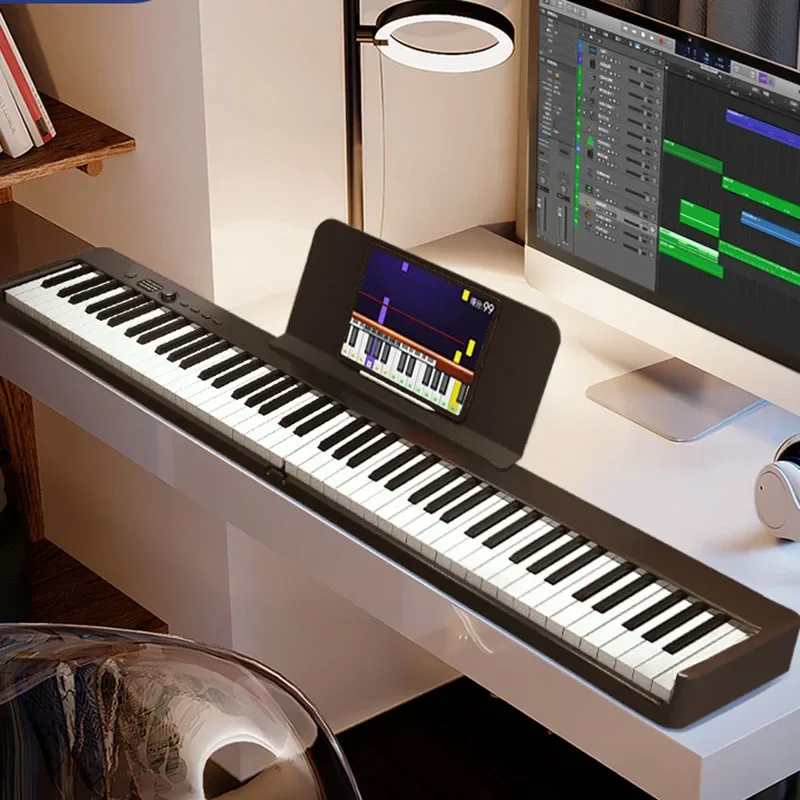 Folding Musical Keyboard Professional Flexible Portable Midi Controller Electronic Piano Synthesizer Teclado Midi Child Piano
Folding Musical Keyboard Professional Flexible Portable Midi Controller Electronic Piano Synthesizer Teclado Midi Child Piano