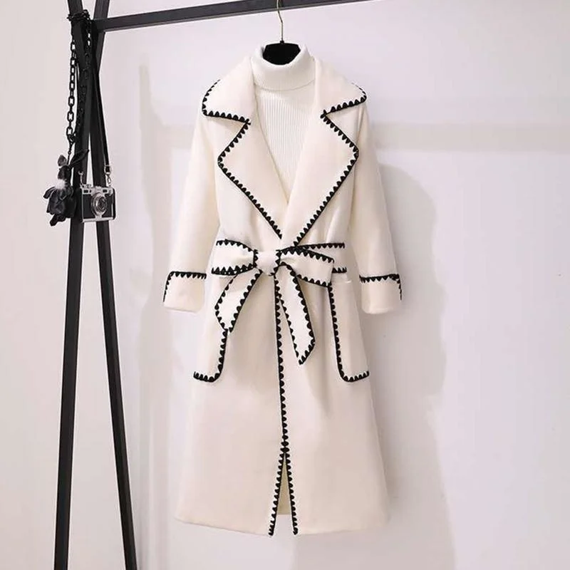 2023 New Autumn Winter Women's Fashion Style Versatile And Slim Korean Version Medium Length Fat Large Panel Woolen Coat
2023 New Autumn Winter Women's Fashion Style Versatile And Slim Korean Version Medium Length Fat Large Panel Woolen Coat