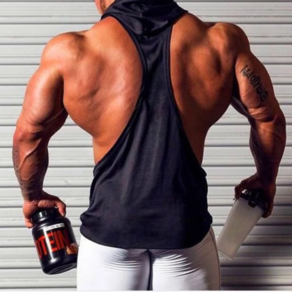 Bodybuilding Sweatshirt T-Shirt Tank Tops Vest Casual Gym Workout Training Muscle Hooded Plus Size Sleeveless Sale
Bodybuilding Sweatshirt T-Shirt Tank Tops Vest Casual Gym Workout Training Muscle Hooded Plus Size Sleeveless Sale