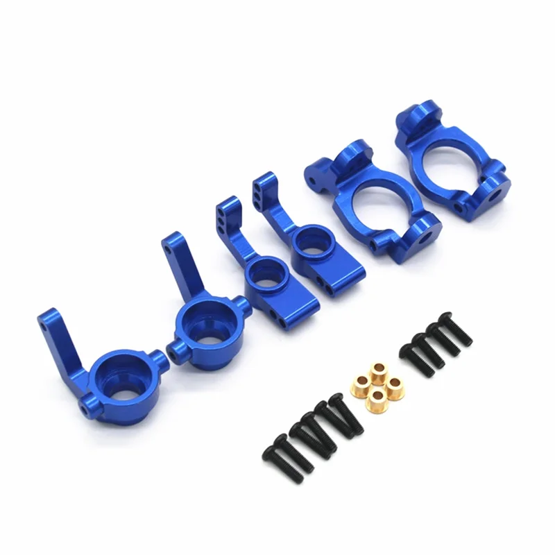 Metal Steering Blocks C-Hub Carriers Rear Hub Carriers Set for ZD -10 DBX10 1/10 RC Car Upgrades Parts,Blue
Metal Steering Blocks C-Hub Carriers Rear Hub Carriers Set for ZD -10 DBX10 1/10 RC Car Upgrades Parts,Blue