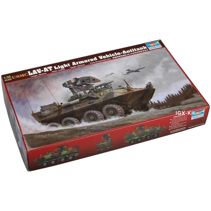 

Trumpeter 00372 1/35 USMC LAV-AT Anti-Tank Light Vehicle Children Military Collection Toy Plastic Assembly Building Model Kit