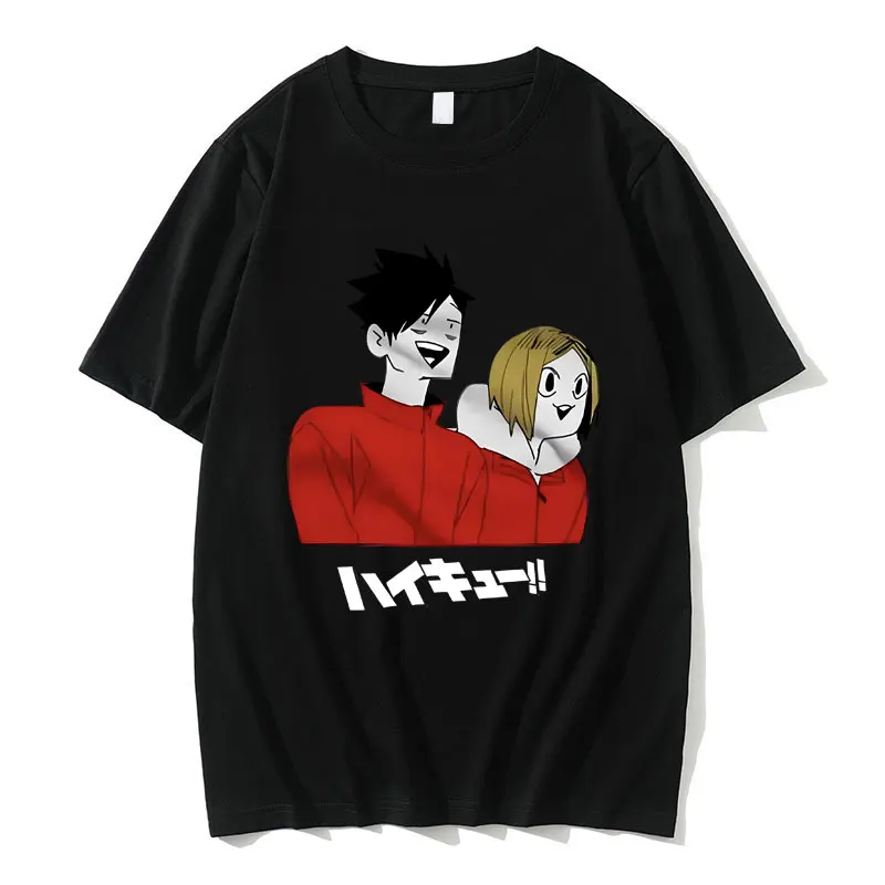 Japanese Anime Haikyuu Tshirt Manga Funny Kuroo Tetsurou and Kozume Kenma Print T-shirt Men Women Fashion Casual Cotton T Shirts
Japanese Anime Haikyuu Tshirt Manga Funny Kuroo Tetsurou and Kozume Kenma Print T-shirt Men Women Fashion Casual Cotton T Shirts