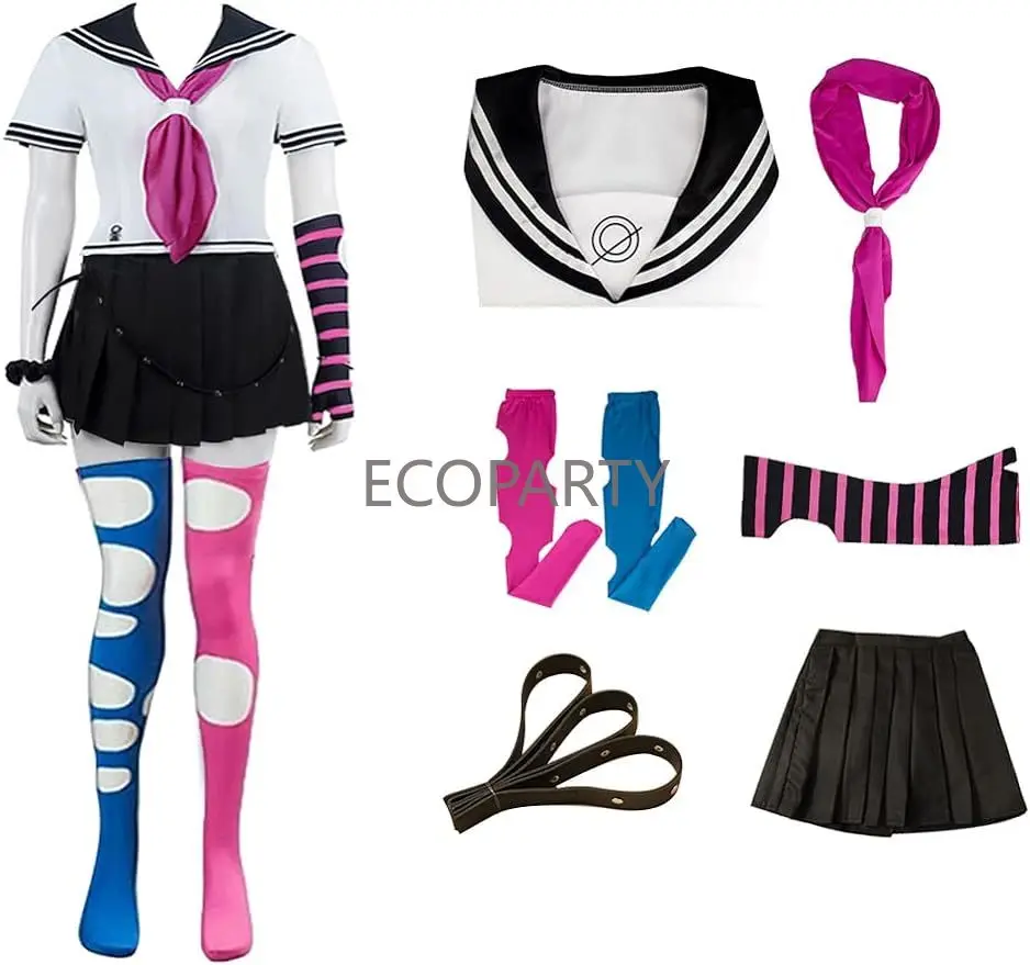 

Фабричная аниме плиссированная юбка Tokisaki, униформа Ибуки миоды, костюм для косплея, женское платье для девочек, карнавальные костюмы на Хэллоуин